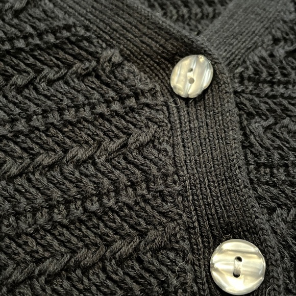 Abercrombie & Fitch Black Crochet Vest - Picture 9 of 14